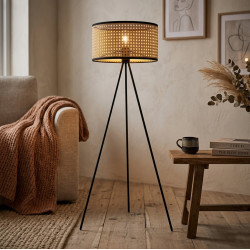 Rattan Floor Lamp
